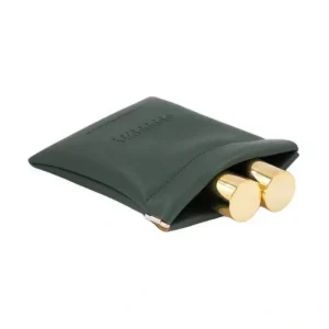 Personalized Soft Leather Squeeze Coin Pouch Change Purse with Debossed Logo